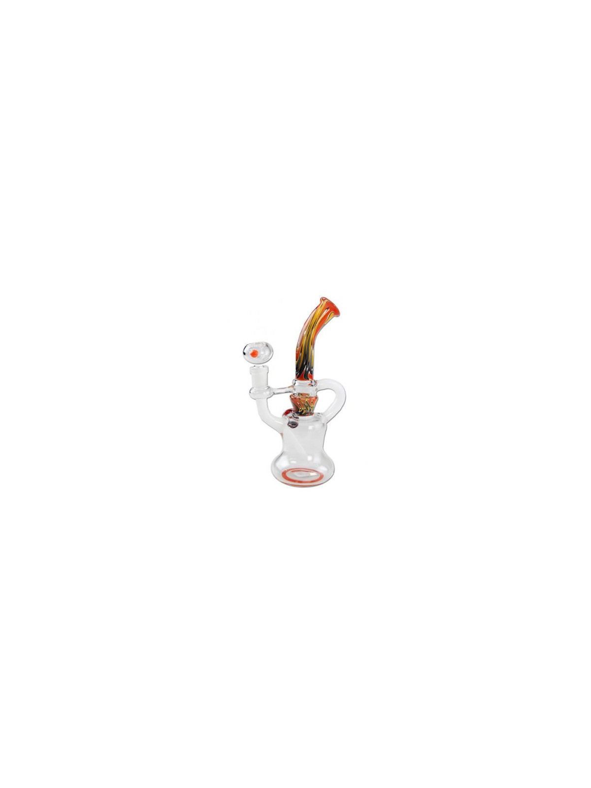 Bong Recycler Glass H-210mm
