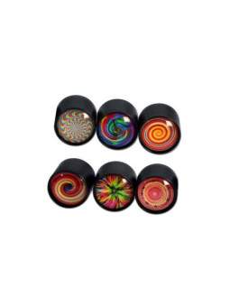 Grinder 'Black Leaf' Zinc 3 Part- Mini Ø-39mm