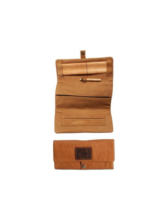 Portofel Tutun 'Kavatza' Suede Brown