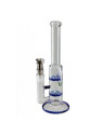 Bong 'Black Leaf' '2-Turbine' w. Titanium Oil Nail 'T2' H-255mm