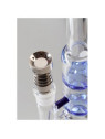 Bong 'Black Leaf' '2-Turbine' w. Titanium Oil Nail 'T2' H-255mm