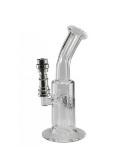 Bong 'Black Leaf' 'Bird Cage' w. Titanium Oil Nail H-205mm