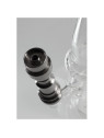 Bong 'Black Leaf' 'Bird Cage' w. Titanium Oil Nail H-205mm