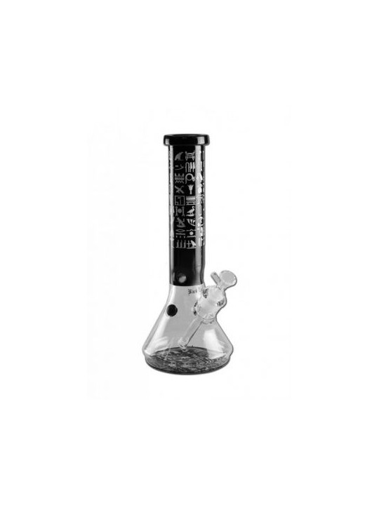 Bong 'Black Leaf' Hieroglyphs H-350mm