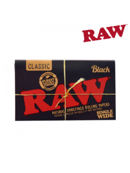 Foite 'Raw' Extra-Subtiri Black Duble 1/2