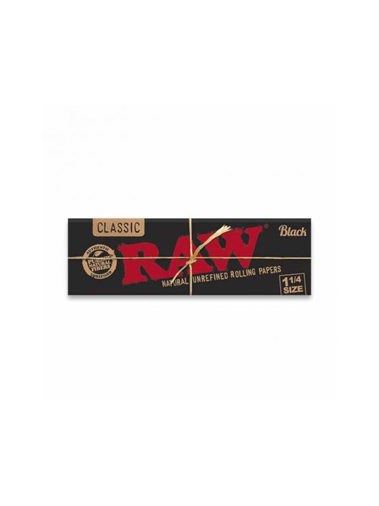 Foite 'Raw' Extra-Subtiri Black 1/4