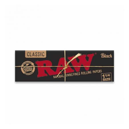 Foite 'Raw' Extra-Subtiri Black 1/4
