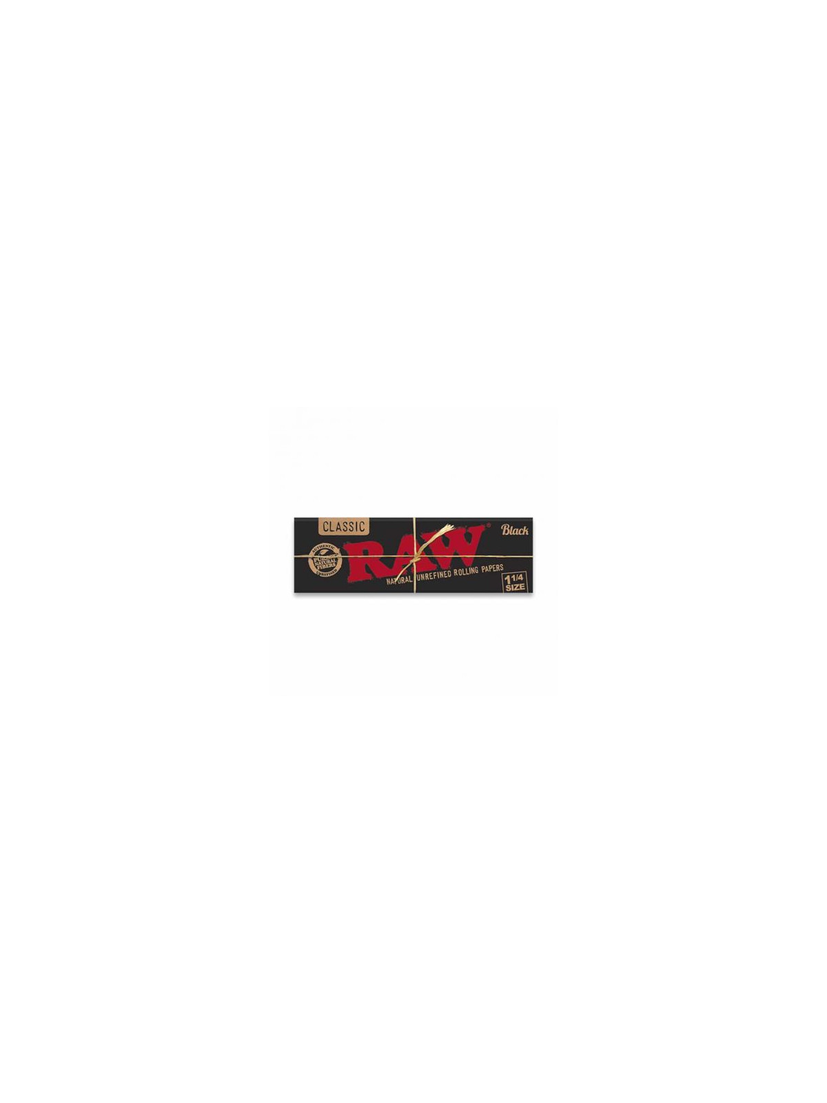 Foite 'Raw' Extra-Subtiri Black 1/4