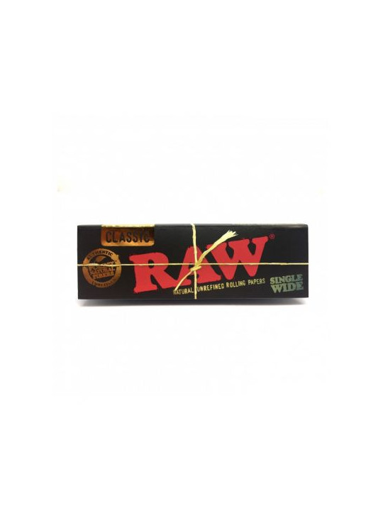 Foite 'Raw' Negre Single Wide 1/2