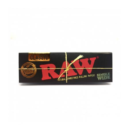 Foite 'Raw' Negre Single Wide 1/2
