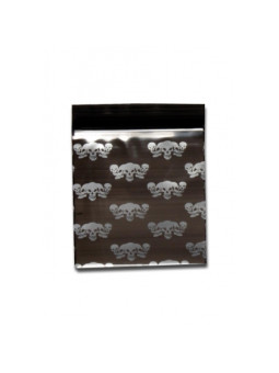 Pungi Zip-Lock 'Skull' 35x35mm. - x100buc.