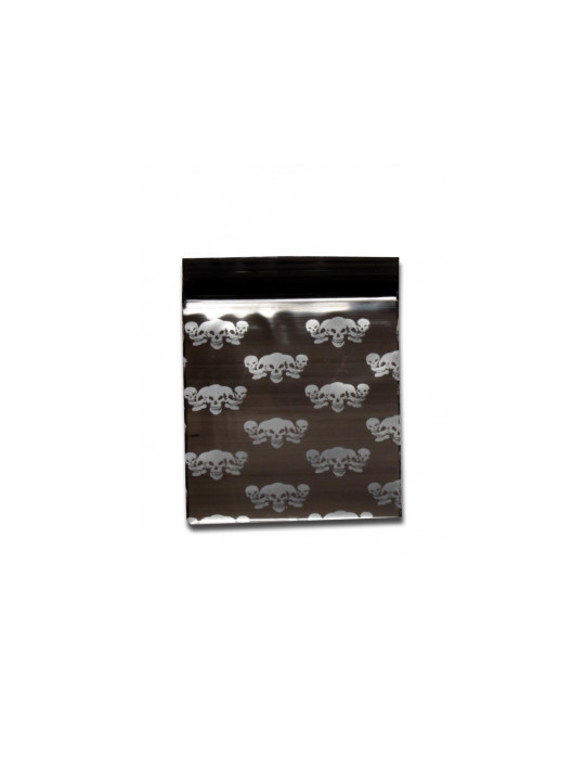 Pungi Zip-Lock 'Skull' 35x35mm. - x100buc.