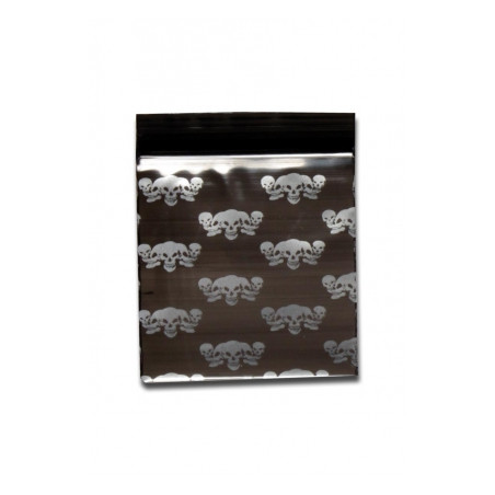 Pungi Zip-Lock 'Skull' 35x35mm. - x100buc.