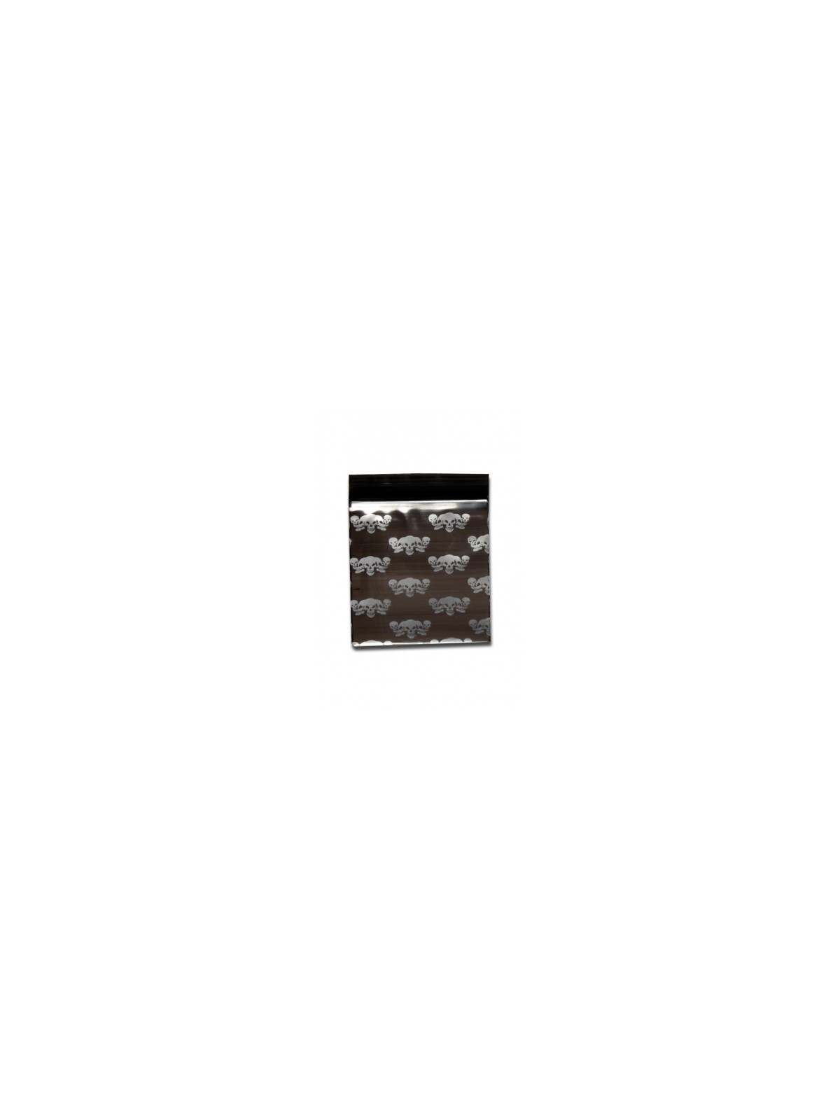 Pungi Zip-Lock 'Skull' 35x35mm. - x100buc.