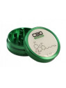 Grinder 'Black Leaf' CBD - 2Part Ø-50mm
