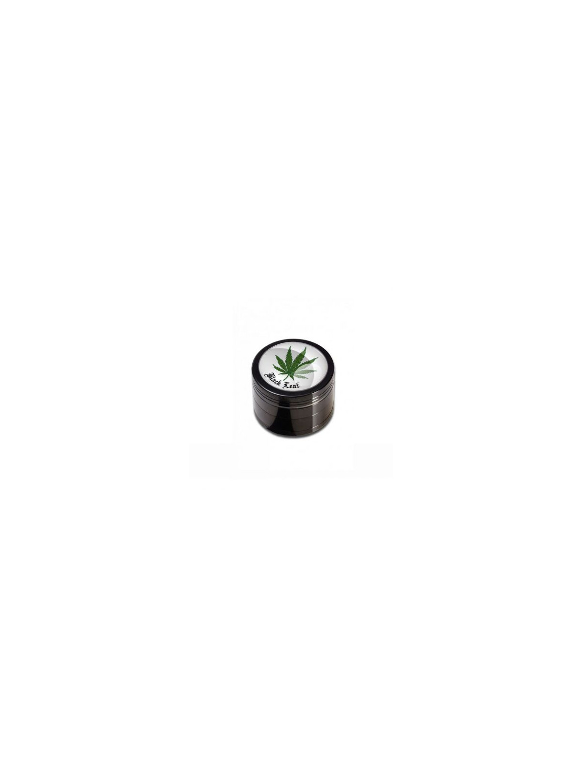 Grinder 'Black Leaf' Leaf - 4Part Ø-50mm