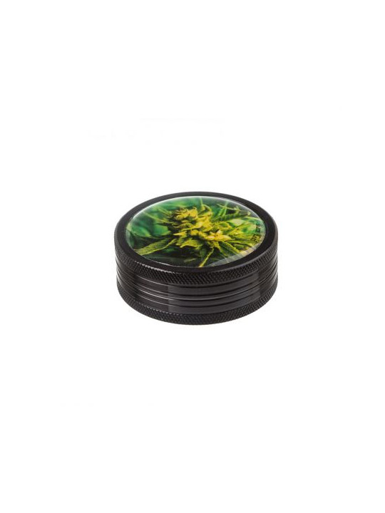 Grinder 'Black Leaf' BUD - 2Part Ø-50mm