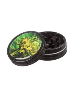 Grinder 'Black Leaf' BUD - 2Part Ø-50mm