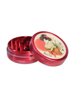 Grinder 'Black Leaf' Geisha - 2Part Ø-50mm