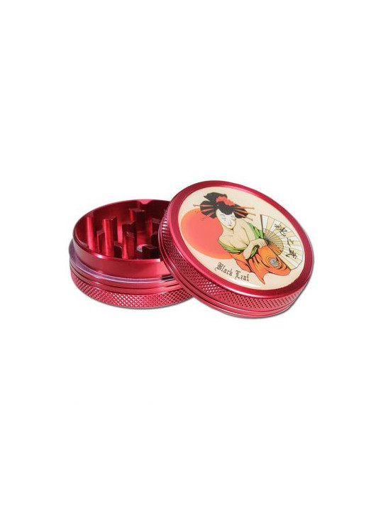 Grinder 'Black Leaf' Geisha - 2Part Ø-50mm