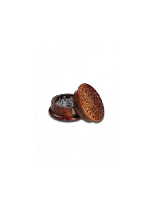 Grinder 'Rosewood' Leaf - 2 Part Ø-54mm