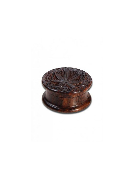 Grinder 'Rosewood' Leaf - 2 Part Ø-54mm