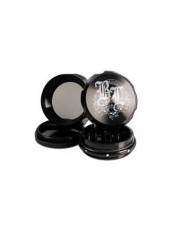 Grinder 'Black Leaf' Crown Big - 4Part Ø-62mm