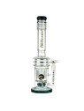 Bong 'Tsunami' Button Double Honeycomb Green H-400mm