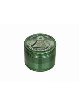 Grinder 'Black Leaf' In Weed We Trust - 4Part Ø-50mm