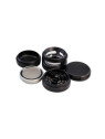 Grinder 'Black Leaf' Windoz - 4Part Ø-62mm
