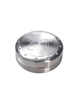 Grinder 'Black Leaf' Deep Engraving - 2Part Ø-62/58mm