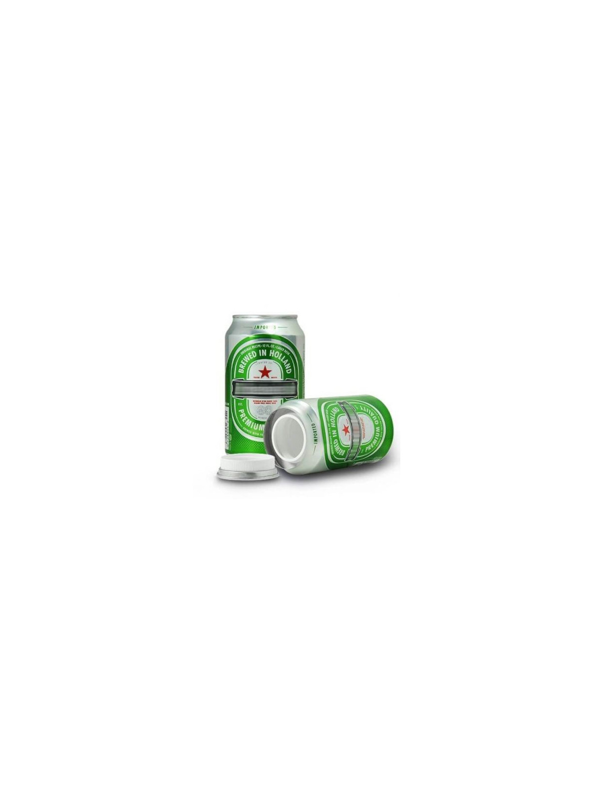 Ascunzatoare in Cutie de Bere Verde