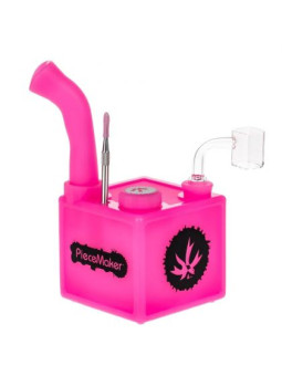 Bong 'PieceMaker' din silicon 'Kube' pentru Ulei