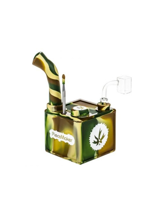 Bong 'PieceMaker' din silicon 'Kube' pentru Ulei