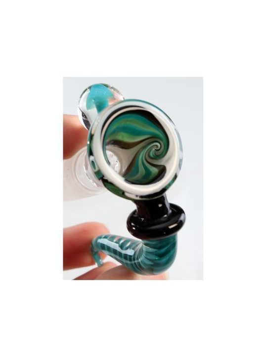Bol Bong 'Black Leaf' SG14/SG19 sticla verde