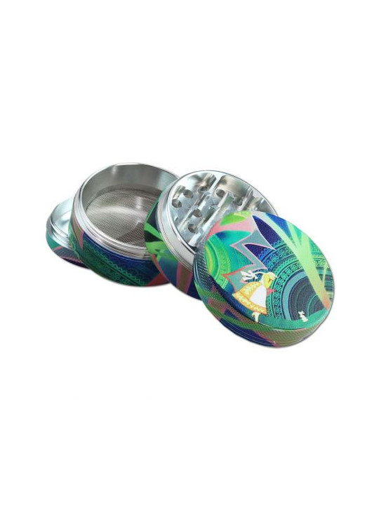 Grinder 'Black Leaf' Alice - 4Part Ø-54mm