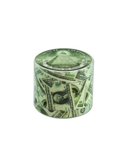 Grinder 'Black Leaf' Dollar - 4Part Ø-54mm