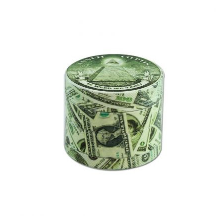 Grinder 'Black Leaf' Dollar - 4Part Ø-54mm