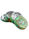 Grinder 'Black Leaf' Smoking for Peace - 4Part Ø-54mm