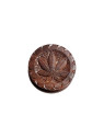 Grinder 'Rosewood' Carv. Leaf - 2Part Ø-75mm