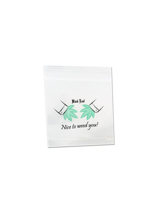 Pungi Zip-Lock 'Nice to weed you!' 35x35mm. - x100buc.