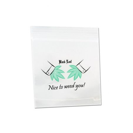 Pungi Zip-Lock 'Nice to weed you!' 35x35mm. - x100buc.