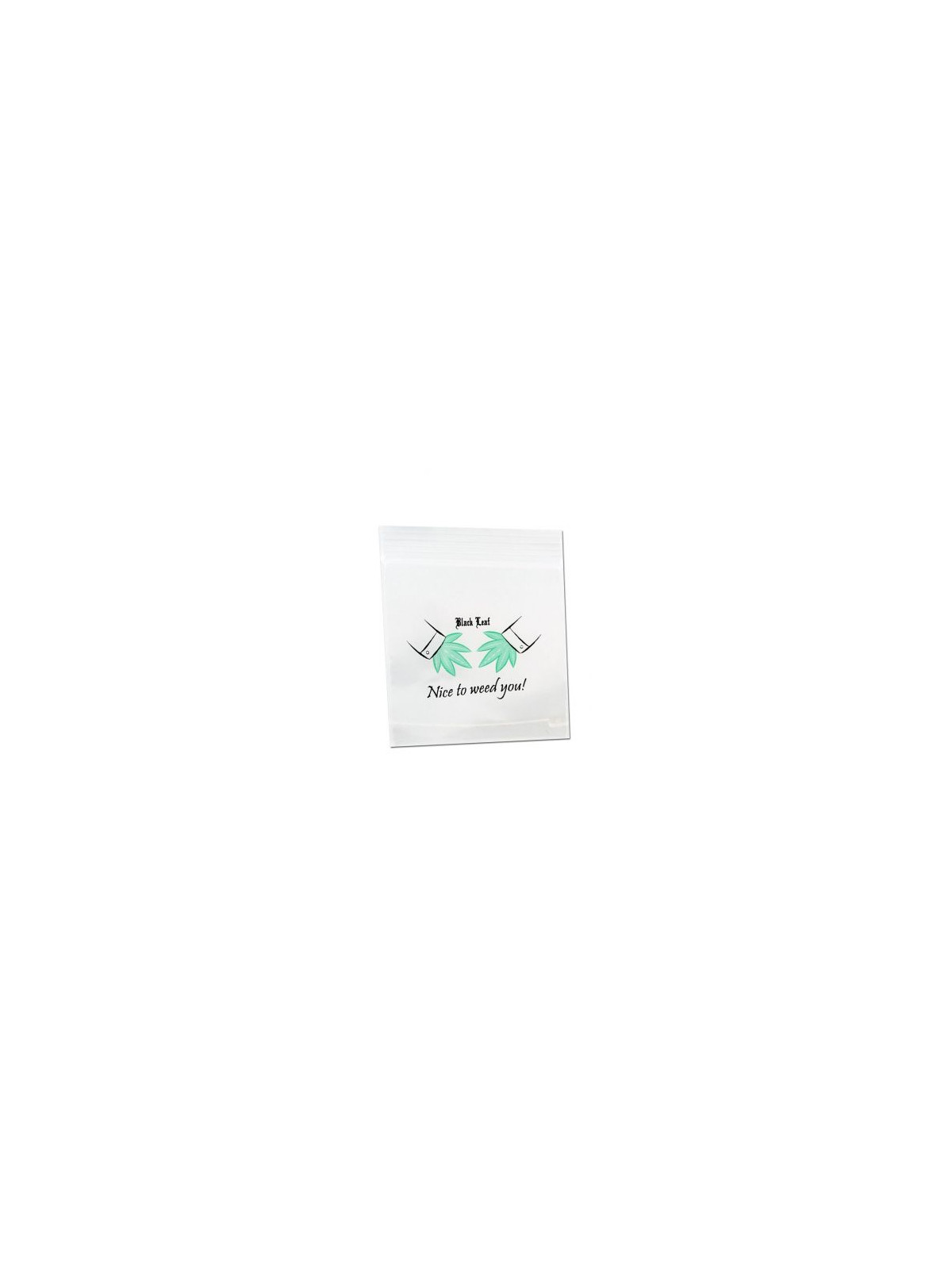 Pungi Zip-Lock 'Nice to weed you!' 35x35mm. - x100buc.