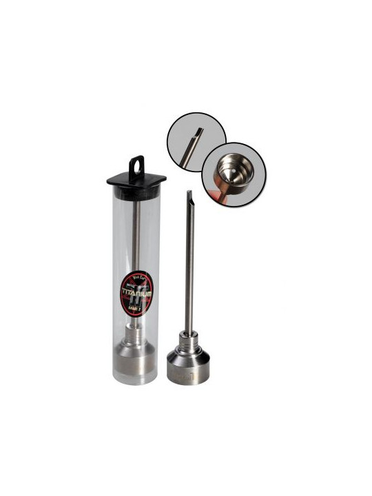 'Black Leaf T2' Titanium Carb Cap Dabber