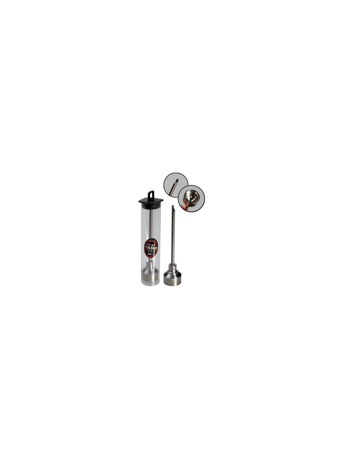 'Black Leaf T2' Titanium Carb Cap Dabber