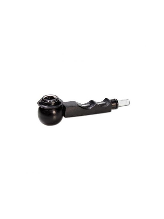 Pipa 'Wood' cu Bol de Sticla - 150mm.