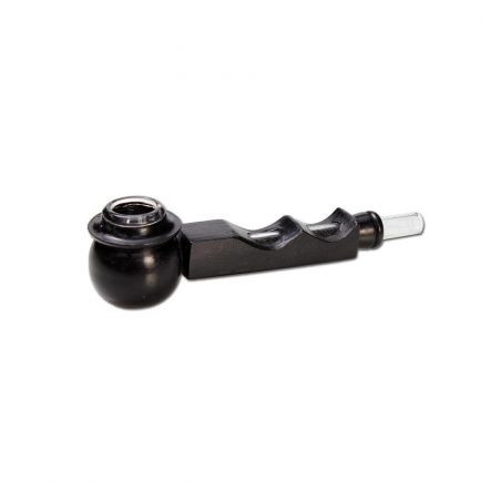 Pipa 'Wood' cu Bol de Sticla - 150mm.