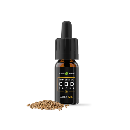 Ulei CBD 'PharmaHemp' 5% - 10ml 500mg CBD