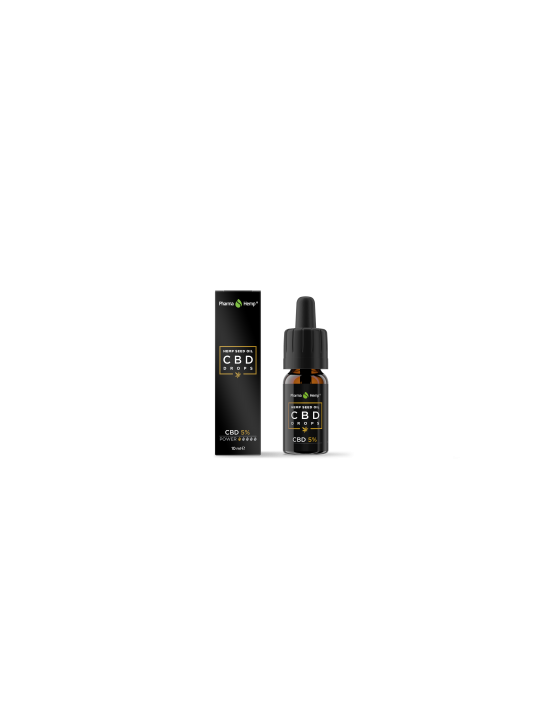 Ulei CBD 'PharmaHemp' 5% - 10ml 500mg CBD
