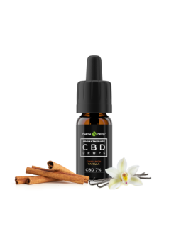 Aromatherapy 'PharmaHemp' 7% - 'CINNAMON & VANILLA' 10ml.(nu este pentru uz uman)